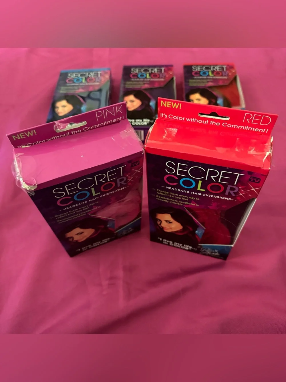 Demi Lovato Merch / Secret Color Headband Hair Extensions Demi Lovato *UNOPENED*